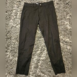 Fabletics Mens Pants The High Side Chino Slim Fit Black 33x32